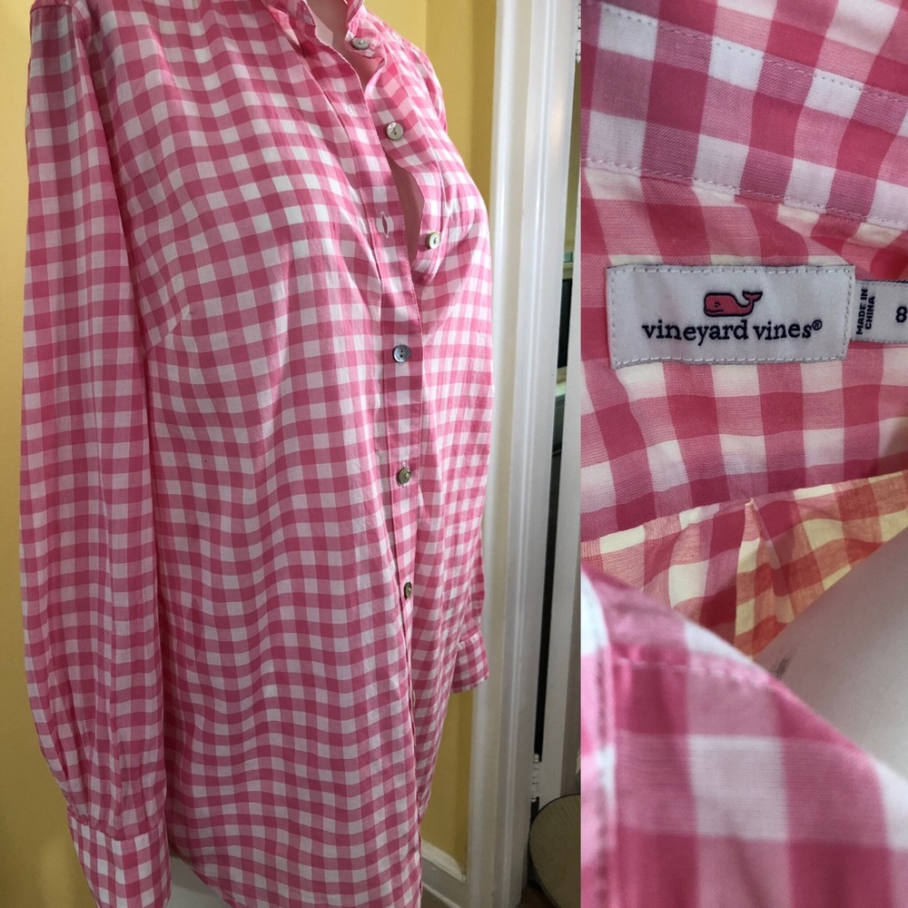 Vineyard Vines Gingham Button Down
